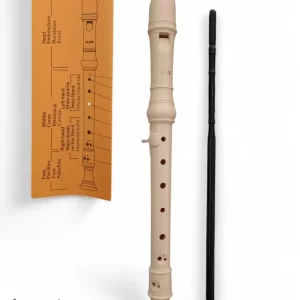 Flauta Dulce Soprano Aulos 303B-E color crema