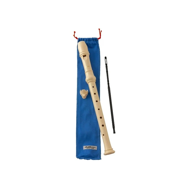 Flauta Dulce Soprano Aulos 203A-E con digitación barroca en dos partes